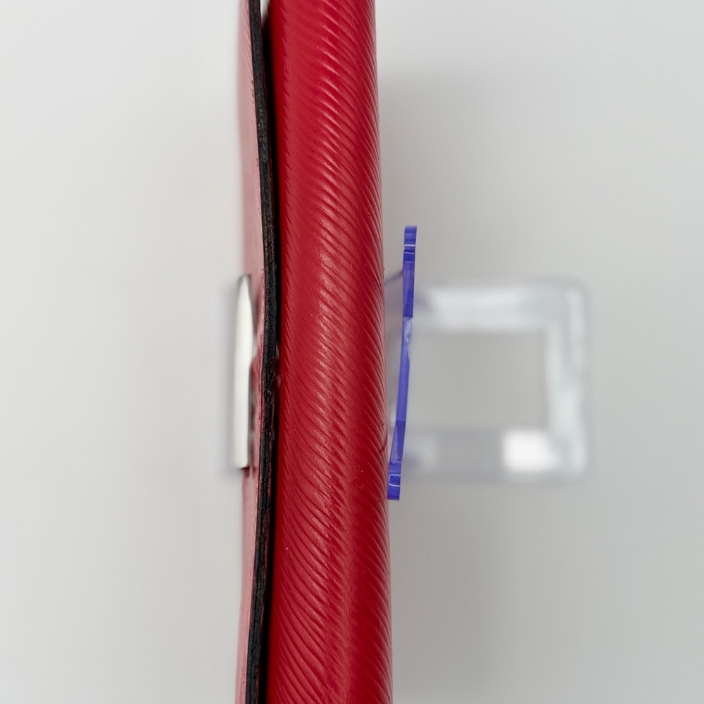 Louis Vuitton Twist Epi Leather Coquelicot Clutch Wallet with Chain - Picture 9 of 16